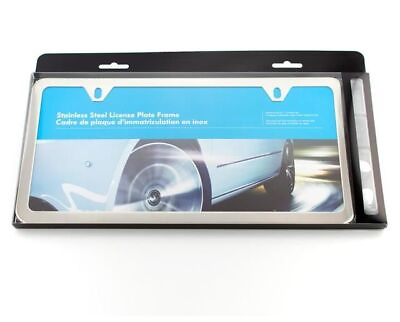 #ad Genuine Volkswagen License Plate Frame Slim Polished ZVW 355 001