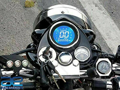 #ad Colorful Digital Speedometer km h with Fuel Indicator For Royal Enfield