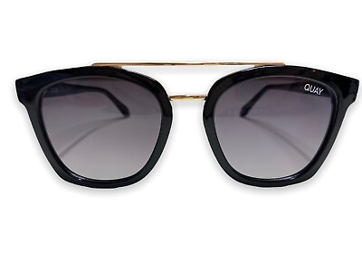 #ad New Quay Australia Sweet Dreams Sunglasses Black Fade Gradient Square Sunnies