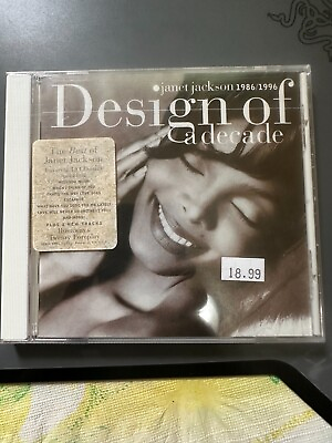 #ad Design of a Decade 1986 1996: Greatest Hits by Janet Jackson CD 1995