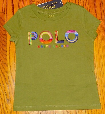 #ad POLO RALPH LAUREN AUTHENTIC TODDLERS GIRLS BRAND NEW ORIGINAL T SHIRT Sz 2T NWT $25.95