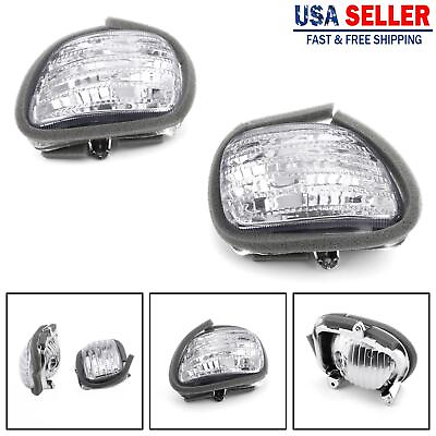 #ad Front Turn Signals Fit For Lens Honda GL1800 Goldwing 2001 2010 Clear US
