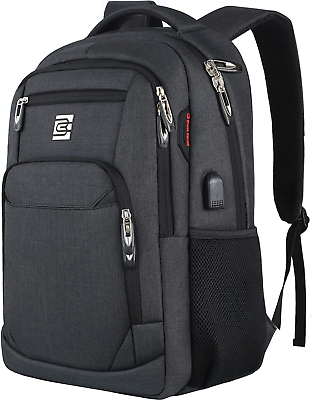 #ad Laptop BackpackBusiness Travel anti Theft Slim Durable Backpack with USB Chargi $38.61