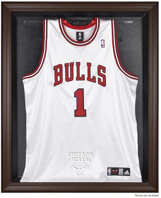 #ad Bulls Brown Framed Jersey Display Case Fanatics Authentic