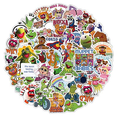 #ad The Muppet Show Stickers Kermit The Frog Stickers 50pcs Funny Meme Animal Sti...
