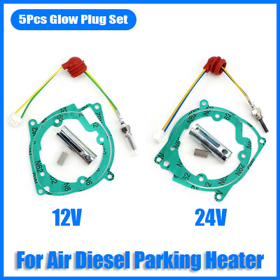 #ad 3KW 8KW Air Diesel Heater Burner Engine Strainer 12V 24V Ceramic Glow Plug @