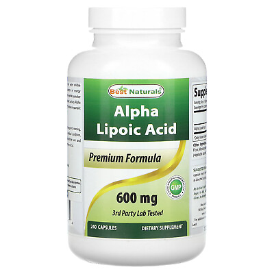 #ad Alpha Lipoic Acid 600 mg 240 Capsules