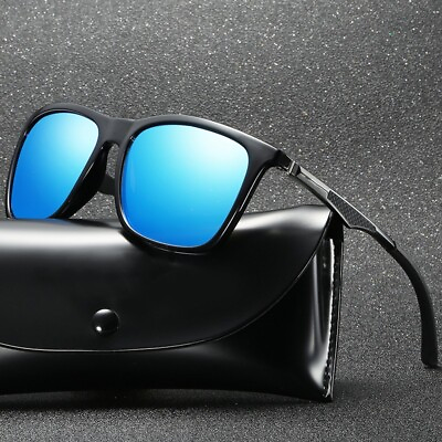 #ad Mens Sunglasses Polarized UV Protection Driving Fishing Eyewear Classic Shades