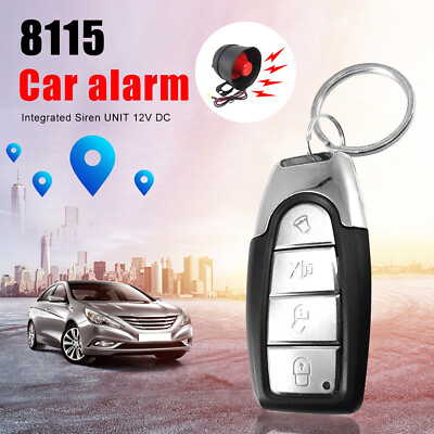 #ad Car Alarm Security System Keyless Entry 2 Remote Vibration Alarm Anti theft US
