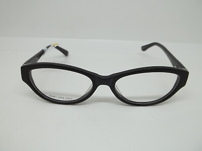 #ad Womens Designer Eyeglass Frames Black Full Rim Plastic 52 16 135 NWT $15.70