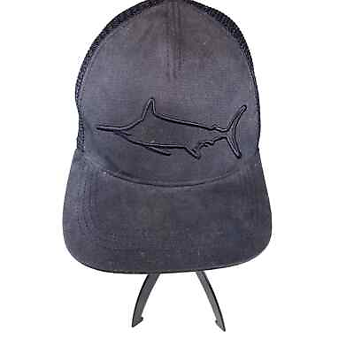 #ad Costa Del Mar Stealth Marlin One Size Men#x27;s Trucker Hat Black HA 57BL