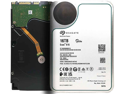 #ad Seagate EXOS X16 16TB 256MB 7200rpm 3.5quot; SATA 6Gb s Enterprise HDD ST16000NM001G