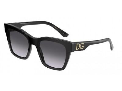 #ad Brand New Dolce amp; Gabbana Sunglasses DG4384 501 8G Black gray Lady