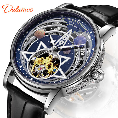 #ad Men#x27;s Automatic Mechanical Watch Hollow Luminous Watch Fashion Waterproof