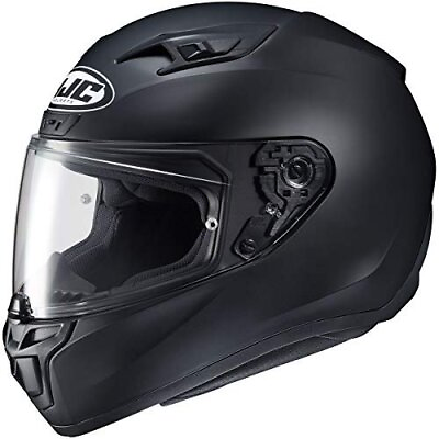 #ad HJC i10 Men#x27;s Street Motorcycle Helmet Semi Flat Black Medium… USED