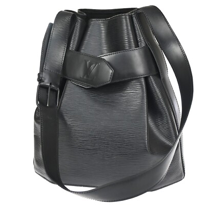 #ad LOUIS VUITTON LV Sac De Paul PM Shoulder Bag Epi Leather Black M80157 36EA060