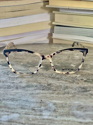 #ad Light Tortoise Eyeglasses Women Frames Eyewear Optical Glasses Japan