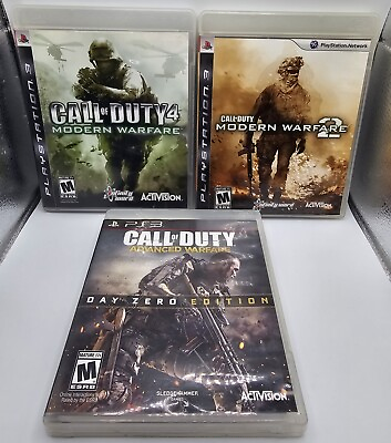 #ad Call of Duty Lot PS3 PlayStation 3 Advanced Warfare Modern Warfare Tested