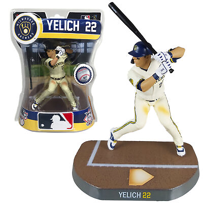#ad Christian Yelich Milwaukee Brewers 2020 MLB 6quot; Figure Imports Dragon
