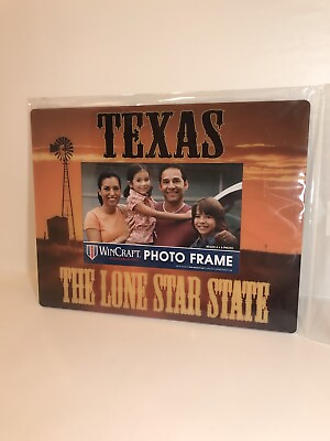 #ad TEXAS 4x6 Lone Star State Photo Frame $12.00