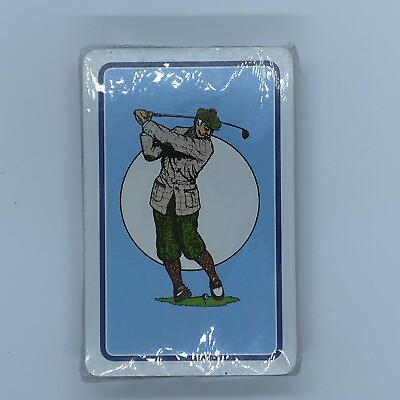 #ad Vintage Golf Playing Card Deck Hampton Direct Inc SEALED Humor Comedy Joke