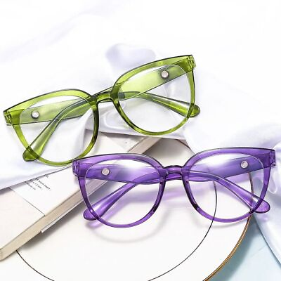 #ad #ad Multicolor Transparent Computer Frame Eyeglass Women Fashion Accessory Eyewear