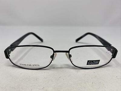 #ad Glow GLOW 12 BLACK 55 17 135 Metal Full Rim Eyeglasses Frame LB89