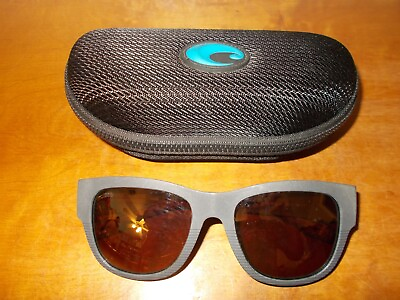 #ad Costa Caleta 06S9084 0355 Net Black Copper Polarized Mirror 580 Glass Sunglasses