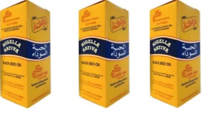 #ad 3 X 30 ML Egyptian Black Cumin Seed Oil Nigella Sativa 100% PURE COLD PRESSED
