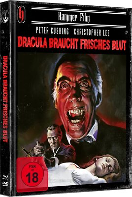 #ad Dracula braucht frisches Blut Cover A Uncut Limited Med Blu ray UK IMPORT