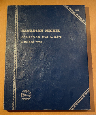 #ad Whitman Album Canadian Nickel Collection 1961 to DATE Number Two No. 9089