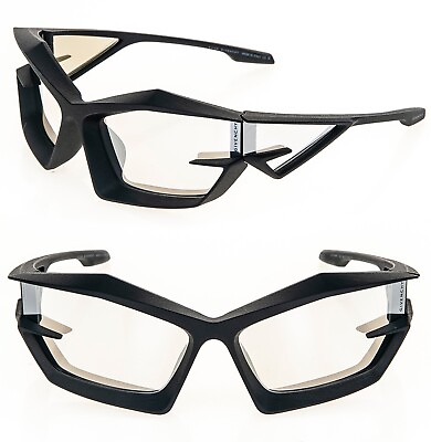 #ad GIVENCHY GIV CUT 40049 Black Silver Mirrored Runway Unisex GV40049I Sunglasses