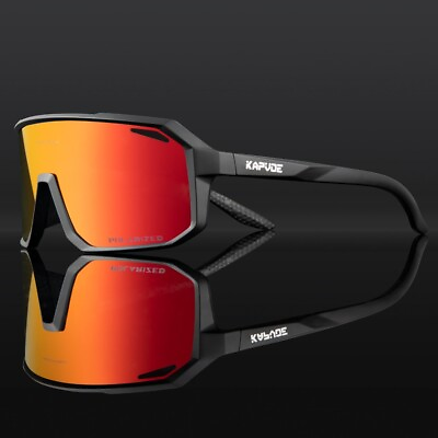 #ad Polarized Cycling Sunglasses UV400 Mountain Bike Glasses Sports Riding Goggles $17.78