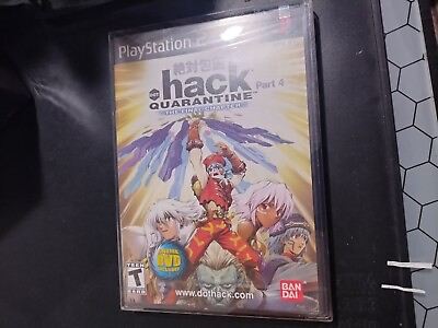#ad .hack Quarantine Part 4 PlayStation 2 2004 BRAND NEW SEALED WITH PROTECTOR
