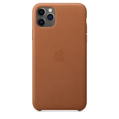 #ad Genuine Apple iPhone 11 Pro Max Leather Case Brown MX0D2FEA