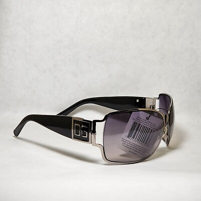 #ad Fashion Sunglasses Black Frame Smoke Gradient Lens Item #DGSilver
