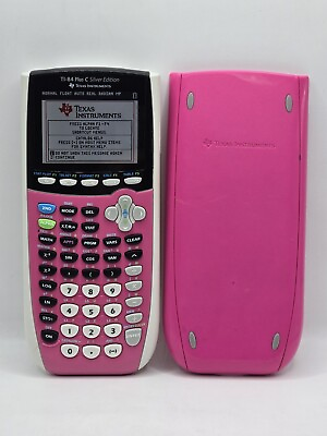 #ad Texas Instruments TI 84 Plus C Silver Edition Color Graphing Calculator Pink