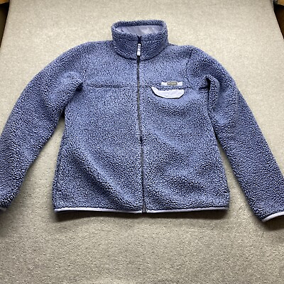 #ad Columbia Sweater Womens Medium 1 4 Zip Long Sleeve Blue Sherpa Fleece Pullover