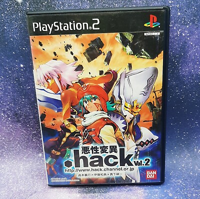 #ad .hack Vol.2 Malignant Mutation Sony Playstation 2 PS2 Japanese W Manual amp; Reggy