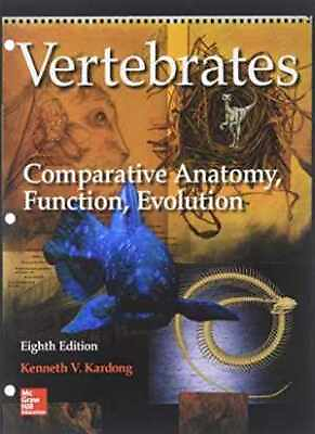 #ad Loose Leaf for Vertebrates: Comparative Paperback by Kardong Kenneth New