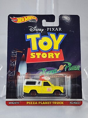 #ad 2019 Hot Wheels Premium Disney Pixar Toy Story Pizza Planet Truck FYP65