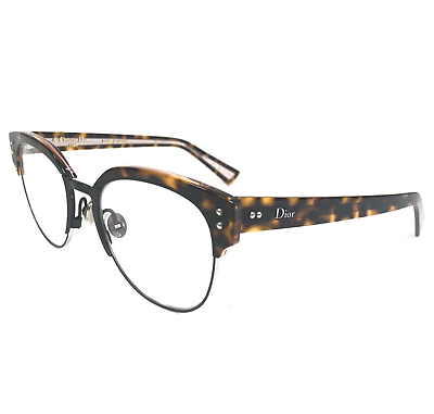 #ad Christian Dior Eyeglasses Frames DiorExquiseO2 LV2 Tortoise Silver 50 18 145