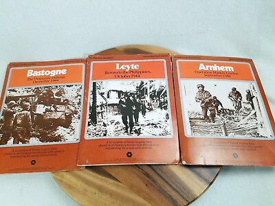 #ad SPI Folio Series Westwall: Arnhem Bastogne Leyte 1944 All Maps and Tokens $149.99