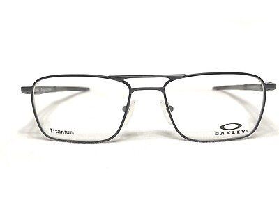 #ad NEW Oakley Gauge 5.2 Truss OX5127 0151 Black Aviator Eyeglasses Frames 51 17