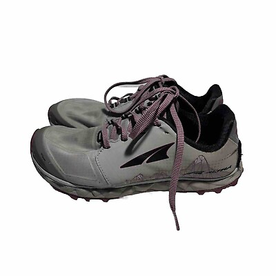 #ad Altra Superior 4 Gaiter Trap Trail Running Shoes Women’s 7.5 Grey Light Purple