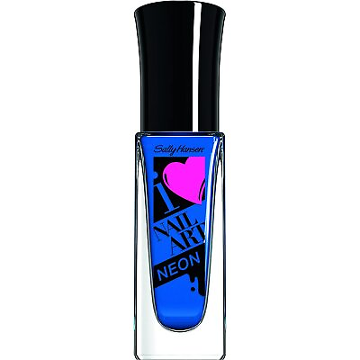 #ad Sally Hansen I Love Nail Art Polish Neon 110 Blueberry Burst