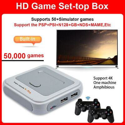 #ad Super Console X Pro New Retro Mini WiFi 4K HD TV Video Game Console PS1 N64 DC