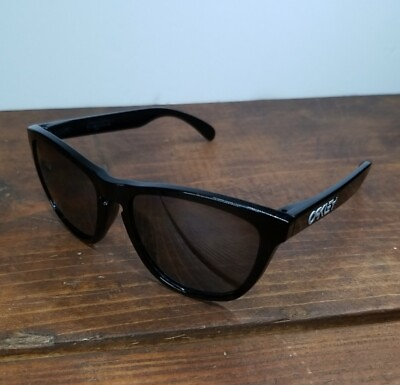#ad Oakley Frogskins Polished Black Sunglasses OO9245 02 54 17 138 Frames Only