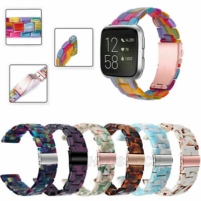 #ad For Fitbit Versa 2 Versa 1Gen Resin Bracelet Watch Band Strap Waterproof