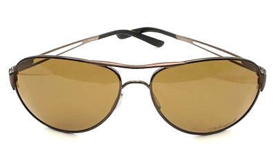 #ad Oakley OO4054 05 Womens Caveat Brunette Polarized Sunglasses Aviator Bronze 60mm